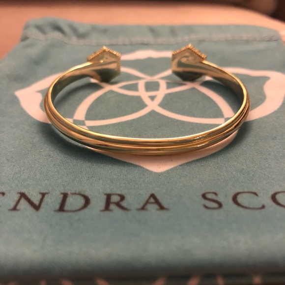 Kendra Scott Arden Bracelet - Gold Drusy - Picture 5 of 5